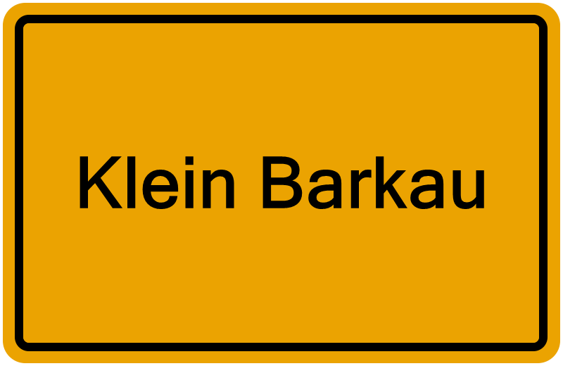 Handelsregisterauszug Klein Barkau